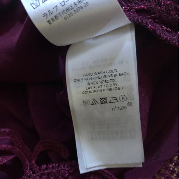 Ralph Lauren Lace Cap Sleeve Dress size 0 NWT - Picture 10 of 10